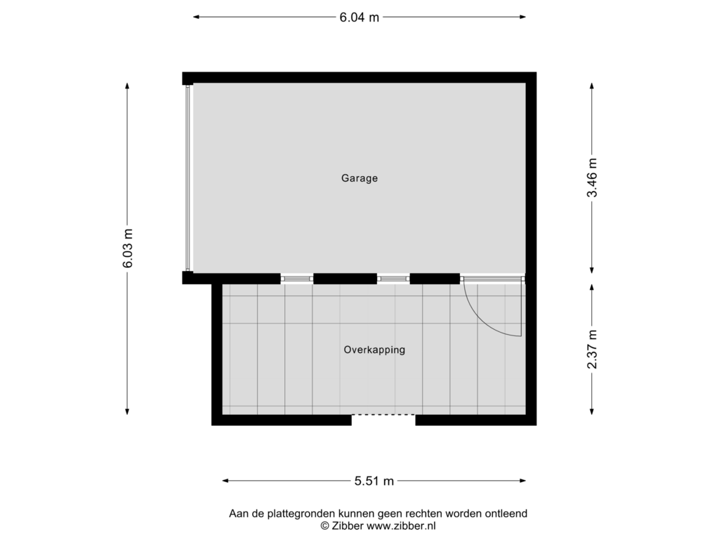 Bekijk plattegrond van Garage van Fazantenstraat 42