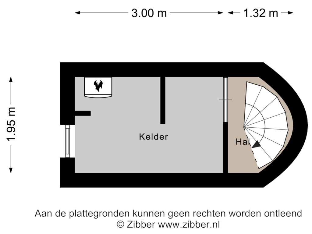 Bekijk plattegrond van Kelder van Fazantenstraat 42