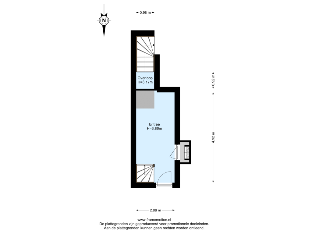 Bekijk plattegrond van Begane Grond van Mathenesserlaan 202-B