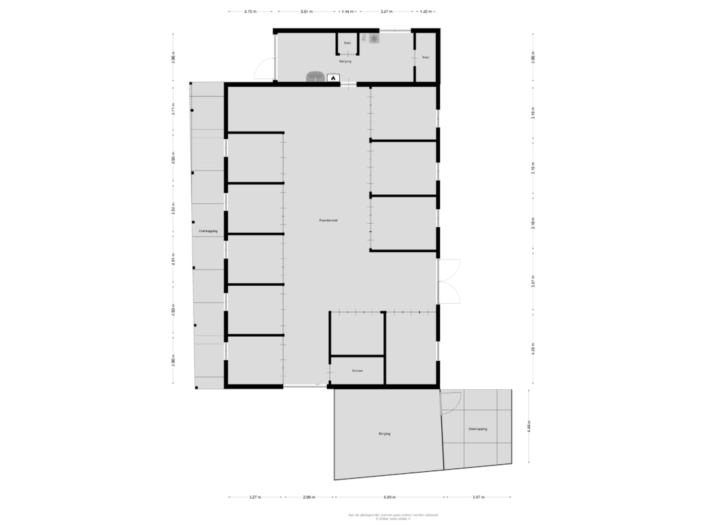 Bekijk plattegrond van Paardenstal van Langstraat 5