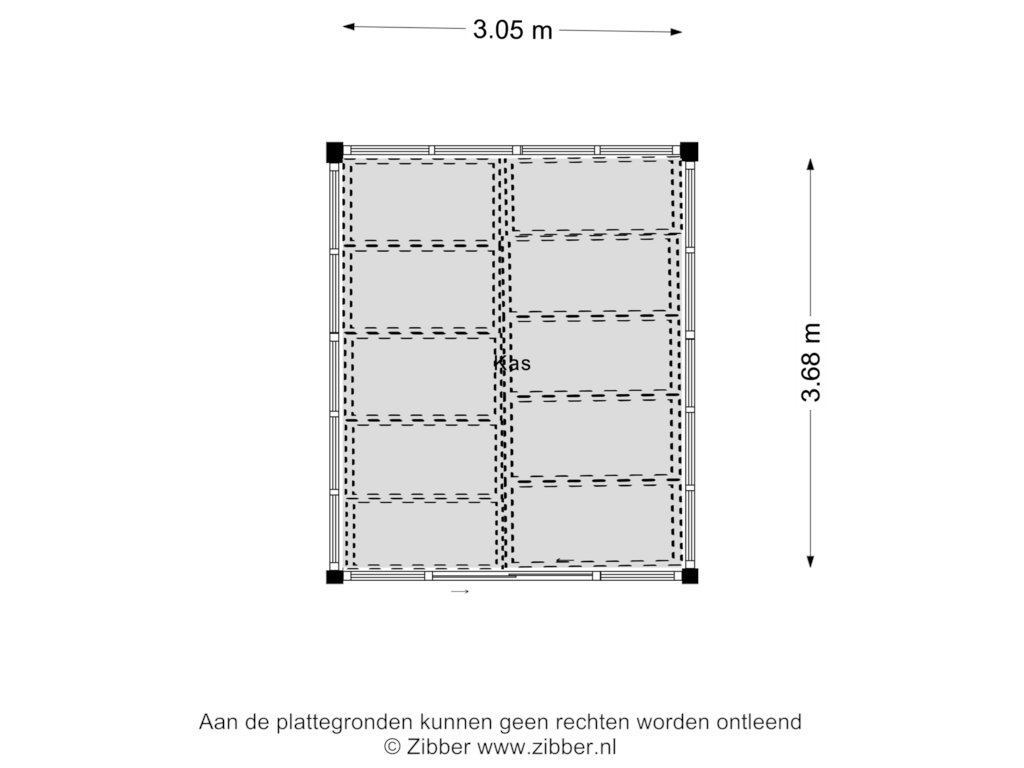 Bekijk plattegrond van Kas van Langstraat 5