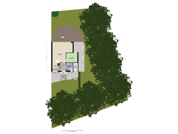 Begane grond met tuin