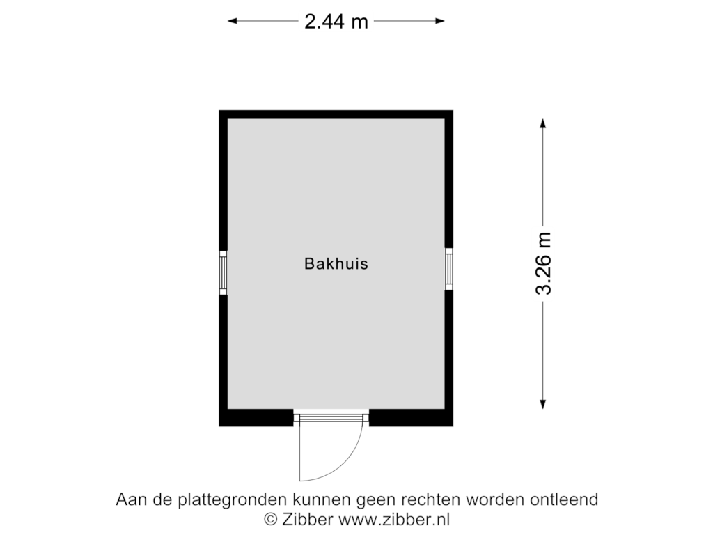 Bekijk plattegrond van Bakhuis van Akkerweg 2