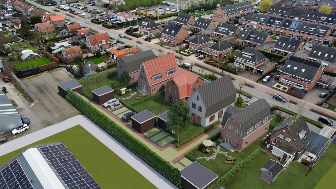 Foto 1 van 5 bouwkavels - Dijklaan Bergambacht - IN VOORBEREIDING