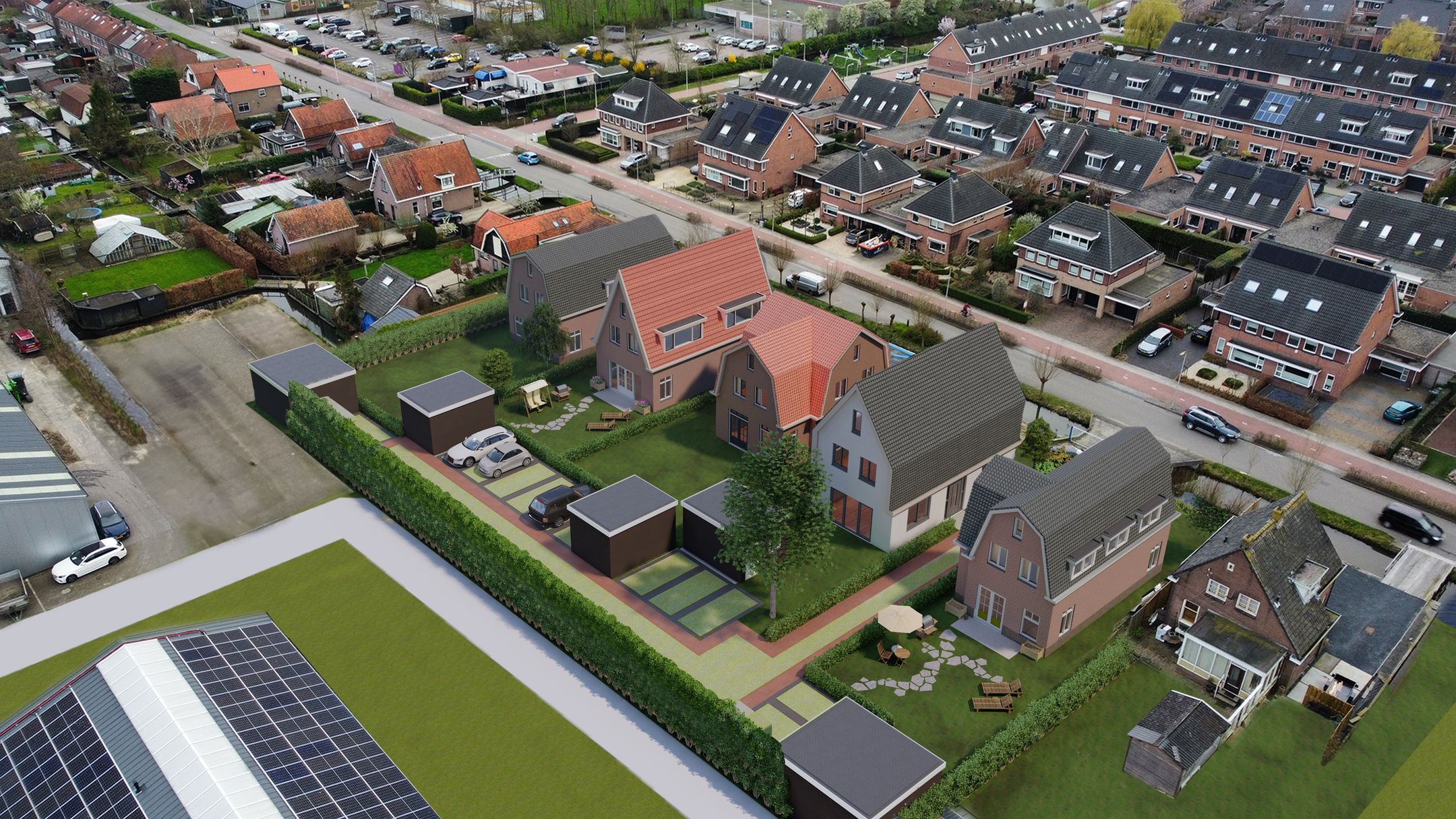 Foto van 5 bouwkavels - Dijklaan Bergambacht - IN VOORBEREIDING