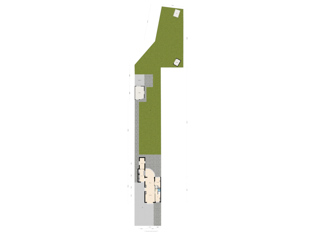 Bekijk plattegrond van Begane Grond met Tuin van Strengweg 11