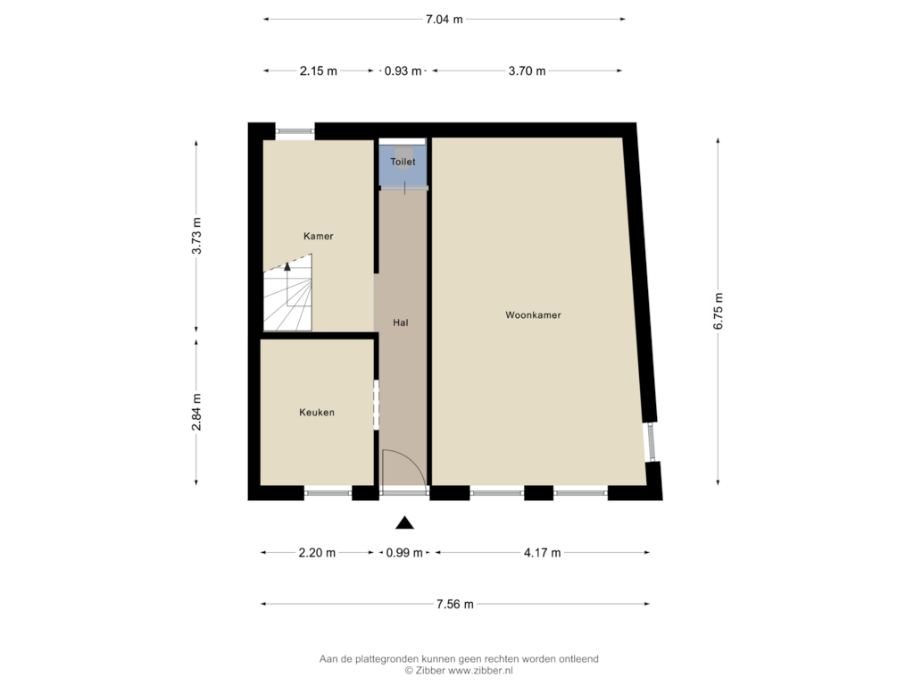 Bekijk plattegrond van Begane Grond van Dubbele Buurt 2