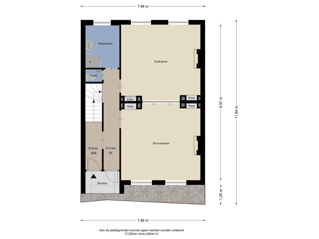 Bekijk plattegrond van Begane Grond- Tuin van Plantsoen 33