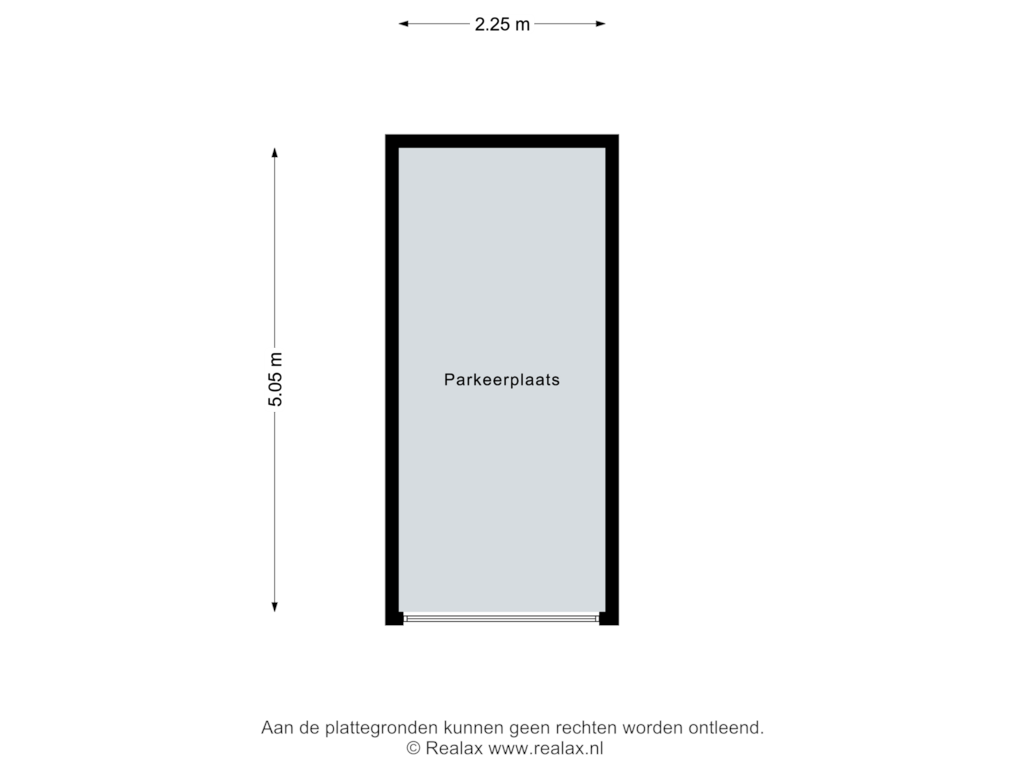 View floorplan of Parkeerplaats of S.L. Louwesstraat 2-81