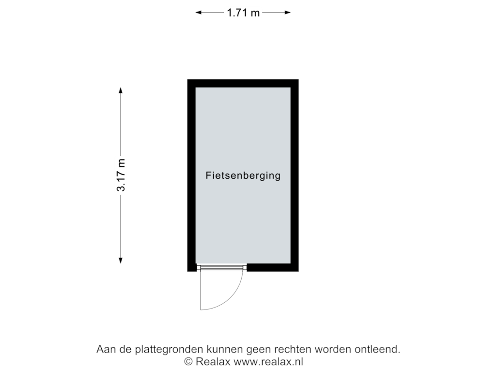 View floorplan of Fietsenberging of S.L. Louwesstraat 2-81