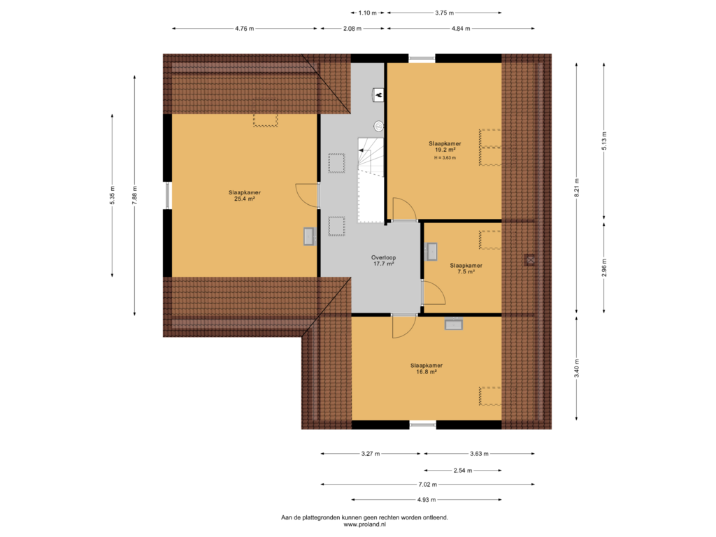 Bekijk plattegrond van 2e Verdieping van Koninginnenpage 21