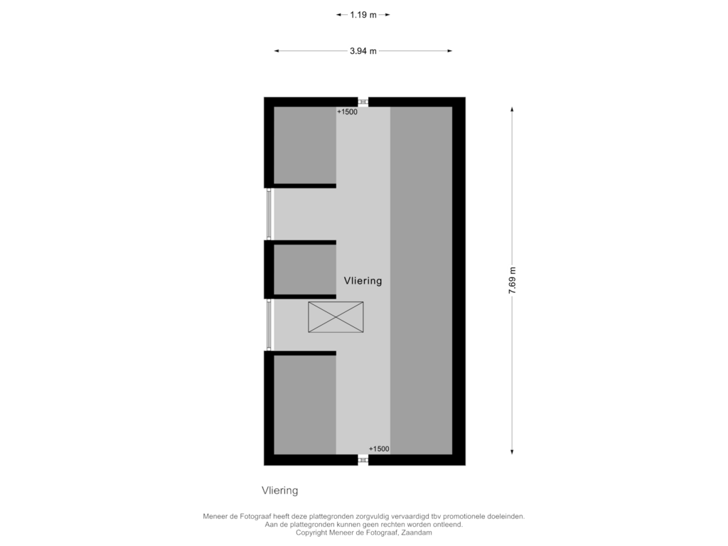 Bekijk plattegrond van 2e verdieping van Nieuwveens Jaagpad 48