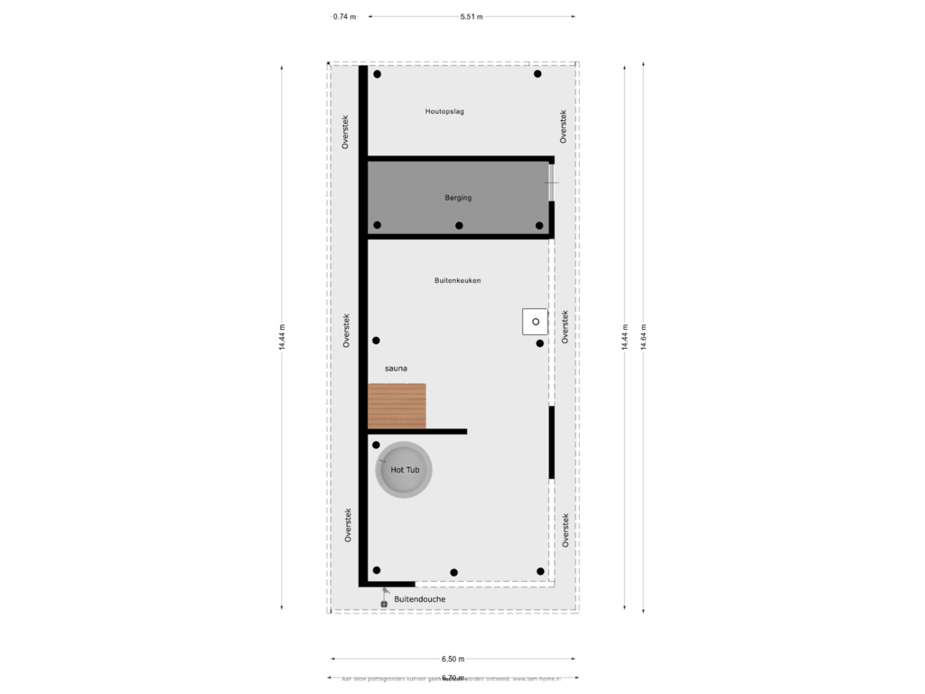 Bekijk plattegrond van Overkapping van Kerkheide 1