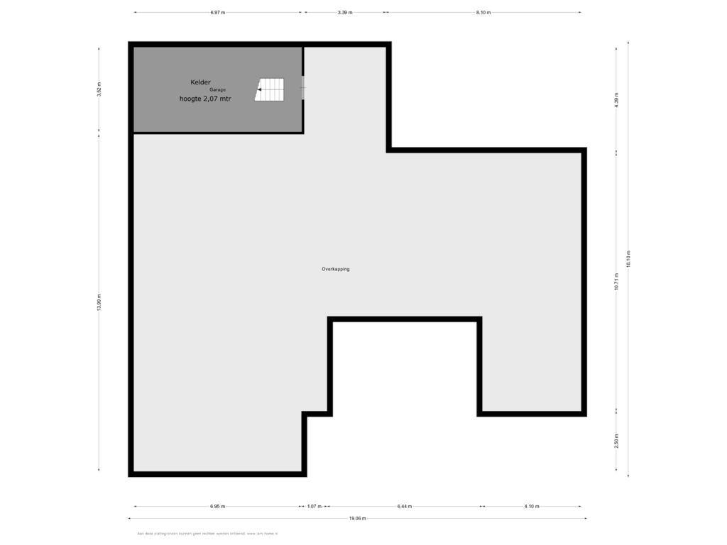 Bekijk plattegrond van Kelder van Kerkheide 1