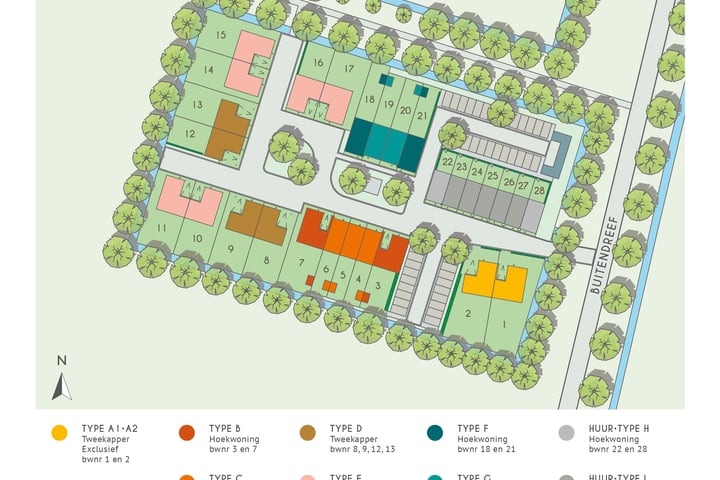 Foto 4 van Tussenwoning Type C (Bouwnr. 4)