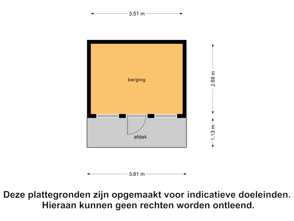 Bekijk plattegrond van Berging van Hoogaars 2