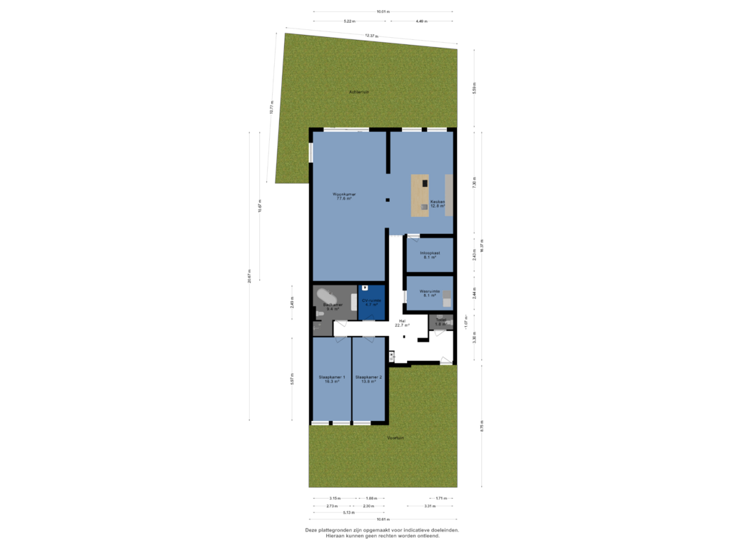 View floorplan of Overzicht woning of Stationsstraat 12