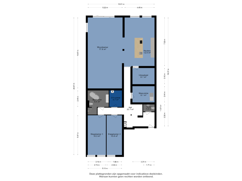 View floorplan of Appartement of Stationsstraat 12