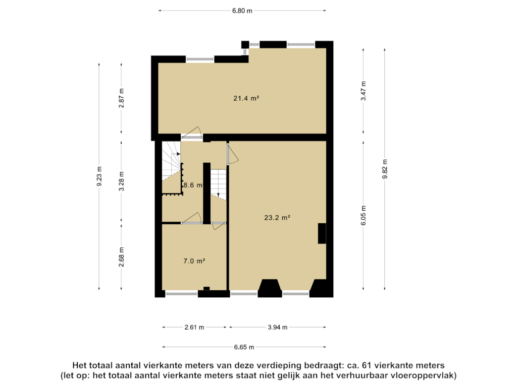 View floorplan of Bog-1e of Kornputsingel 46