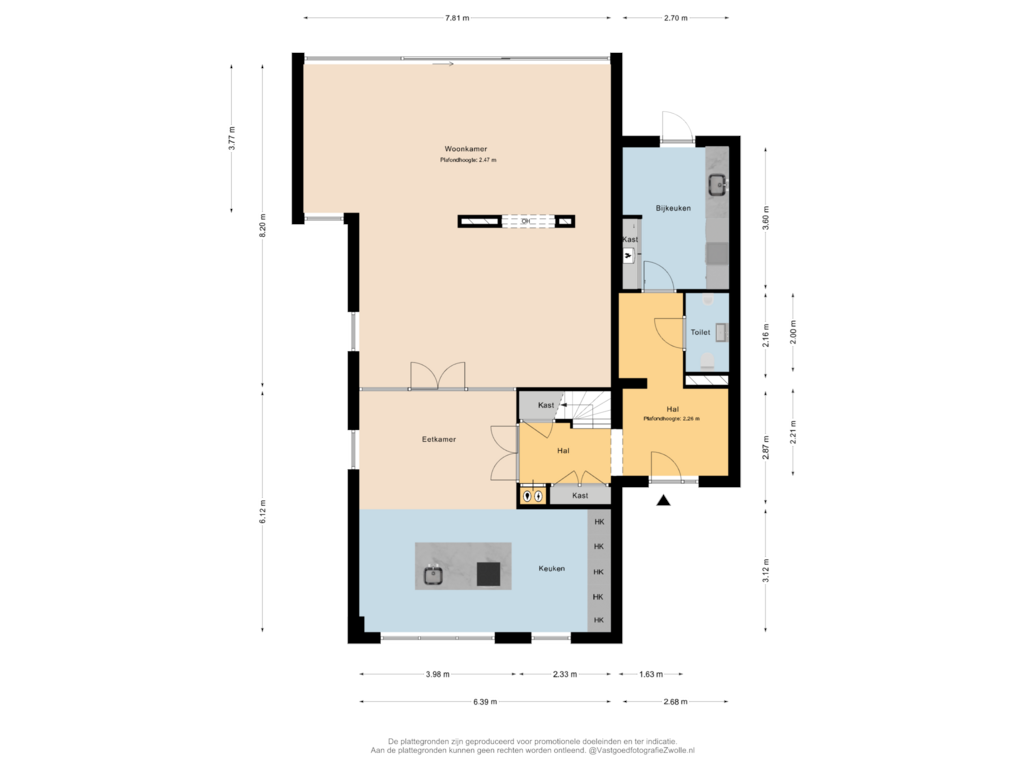 Bekijk plattegrond van Begane Grond van Ratelaar 51