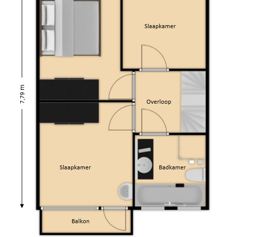 Bekijk foto 38 van Hertog Albrechtstraat 87