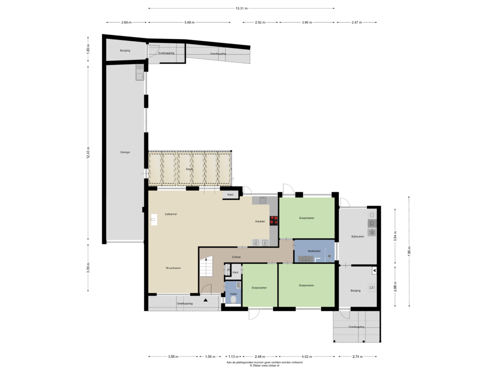 View floorplan of Begane Grond of Rozenkransstraat 101