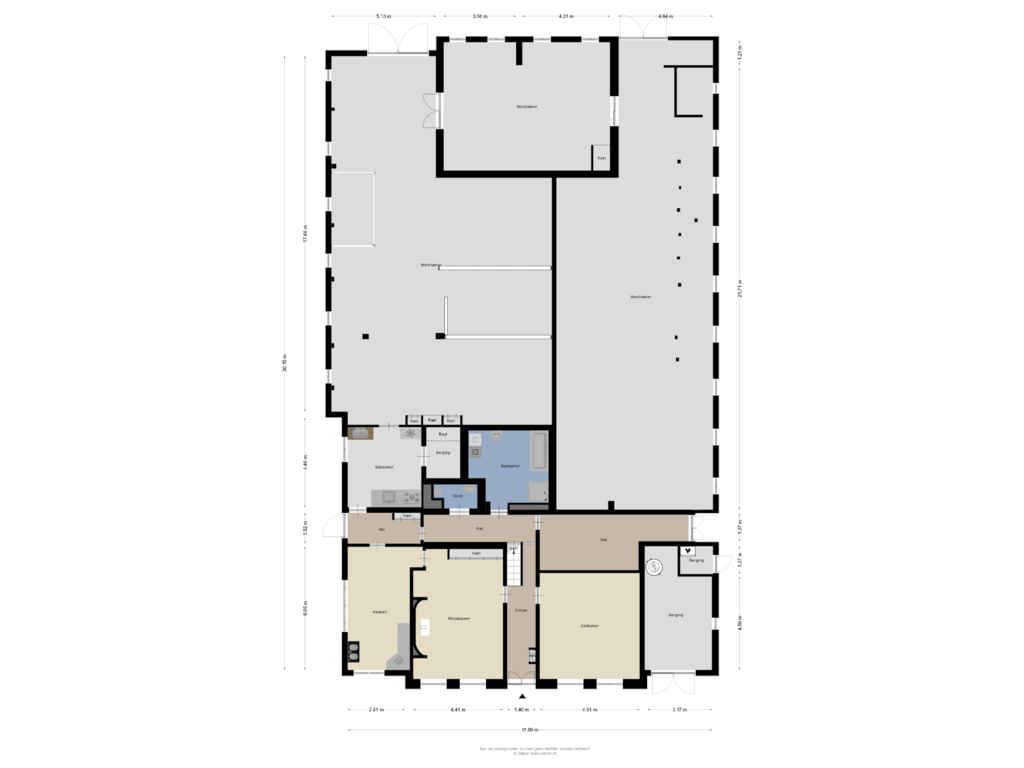 Bekijk plattegrond van Begane Grond van Hoptille 6