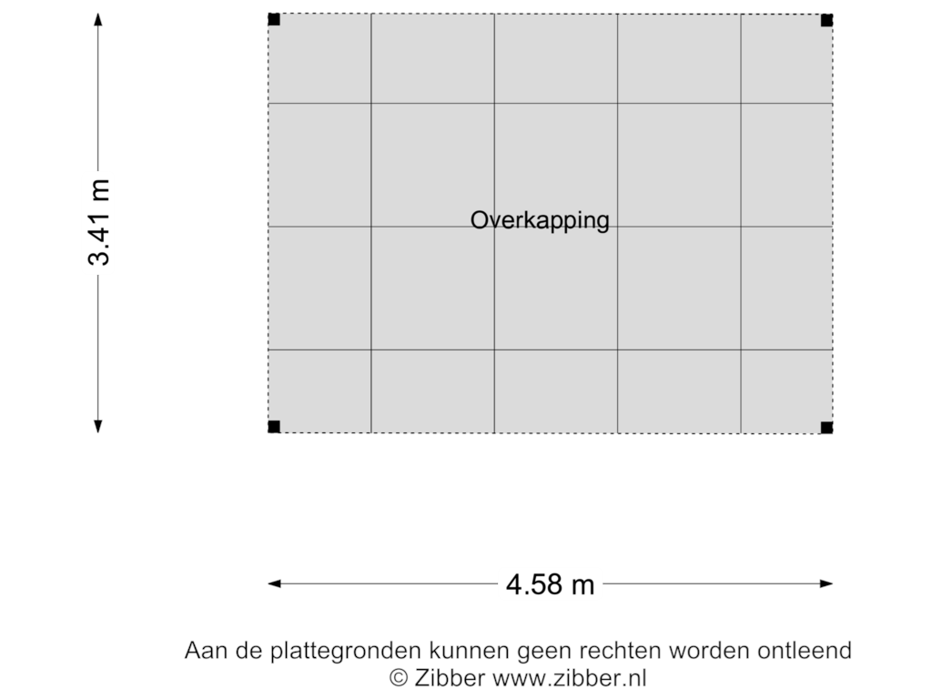 Bekijk plattegrond van Overkapping van Wegedoorn 6