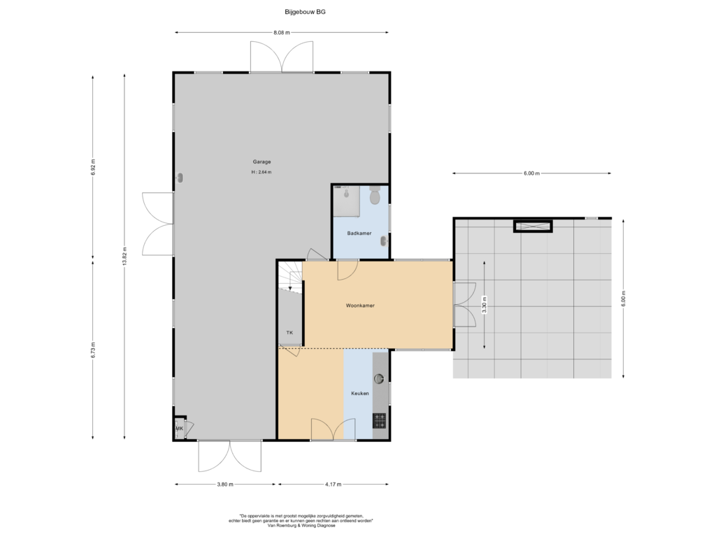 View floorplan of Bijgebouw of Wilnisse Zuwe 35