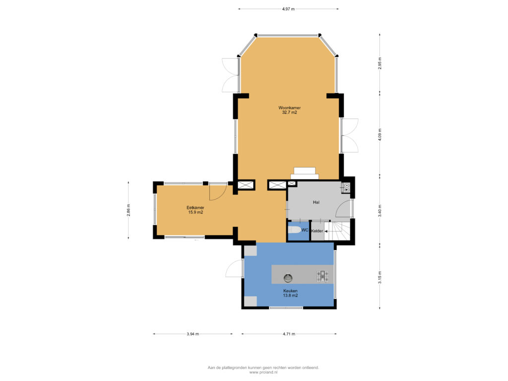 Bekijk plattegrond van Begane Grond van Langeloërweg 54