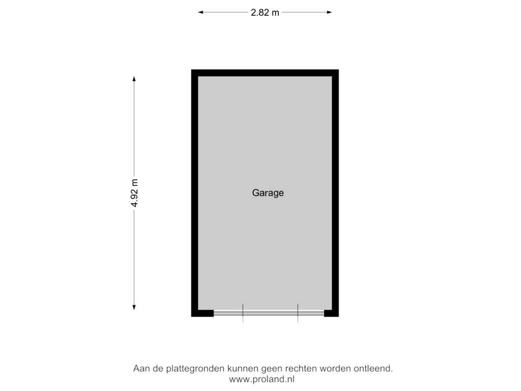 Bekijk plattegrond van Garage van Langeloërweg 54