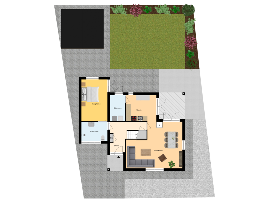 View floorplan of Kadastrale Kaart of Tjaskermolen 11