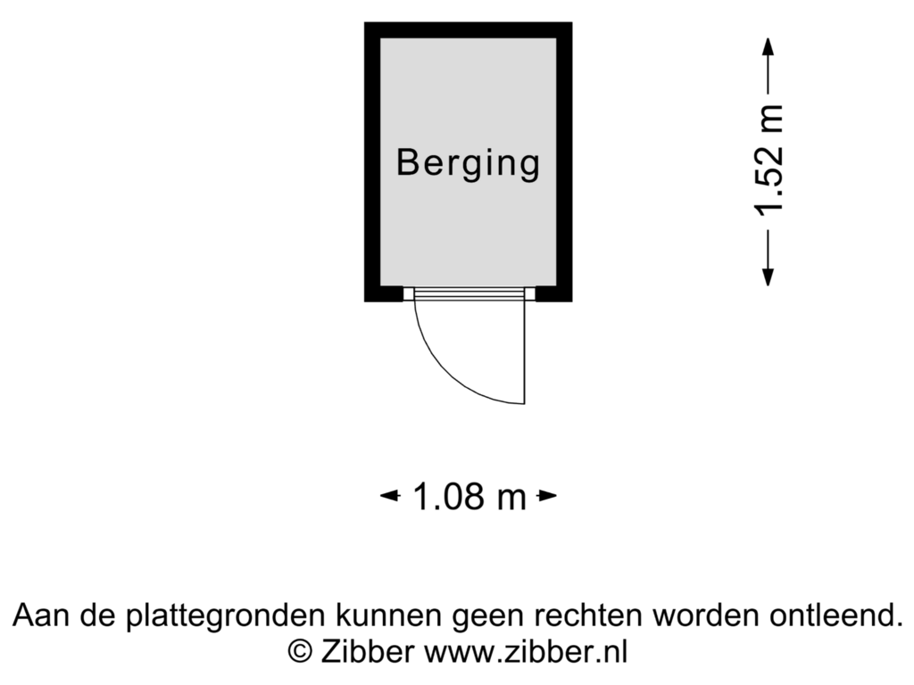 Bekijk plattegrond van BERGING van Kievitenlaan 28.