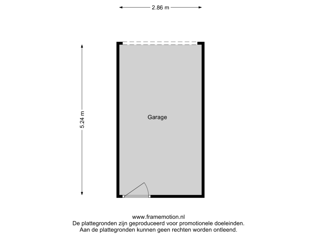 Bekijk plattegrond van Garage van Lotte Stam-Beesestraat 80