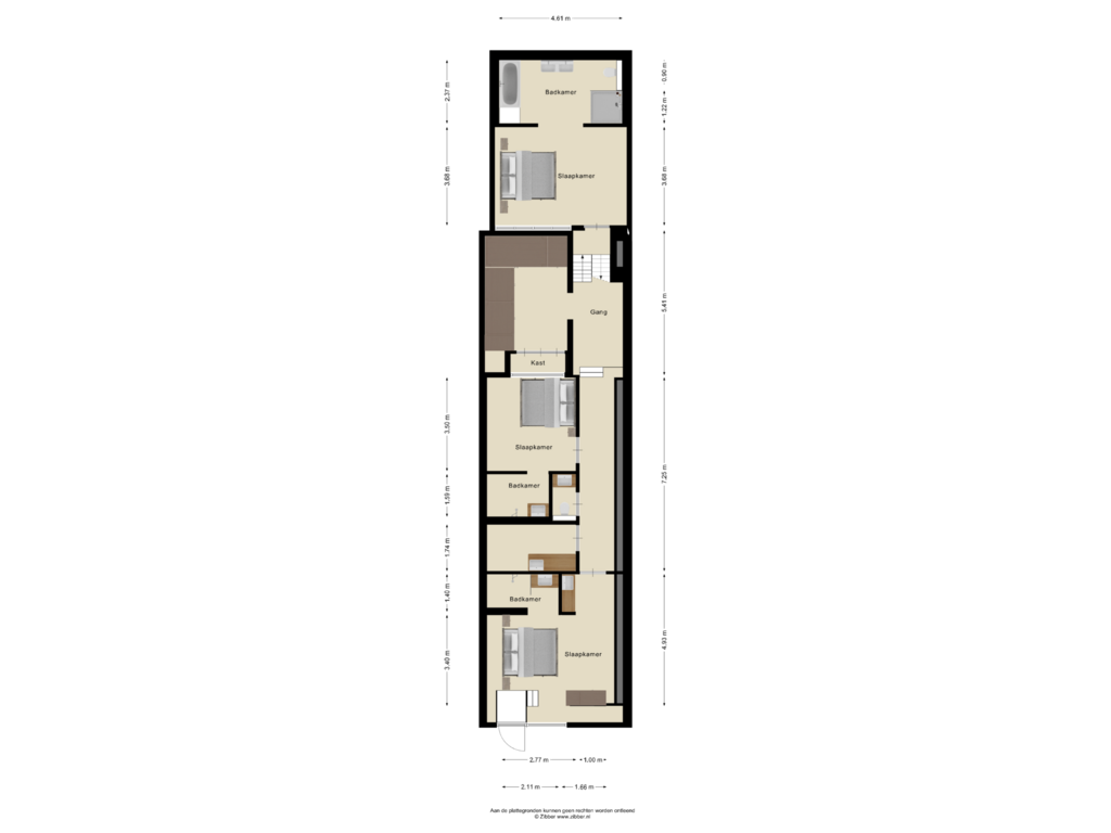 View floorplan of SOUTERRAIN of Herengracht 242-A