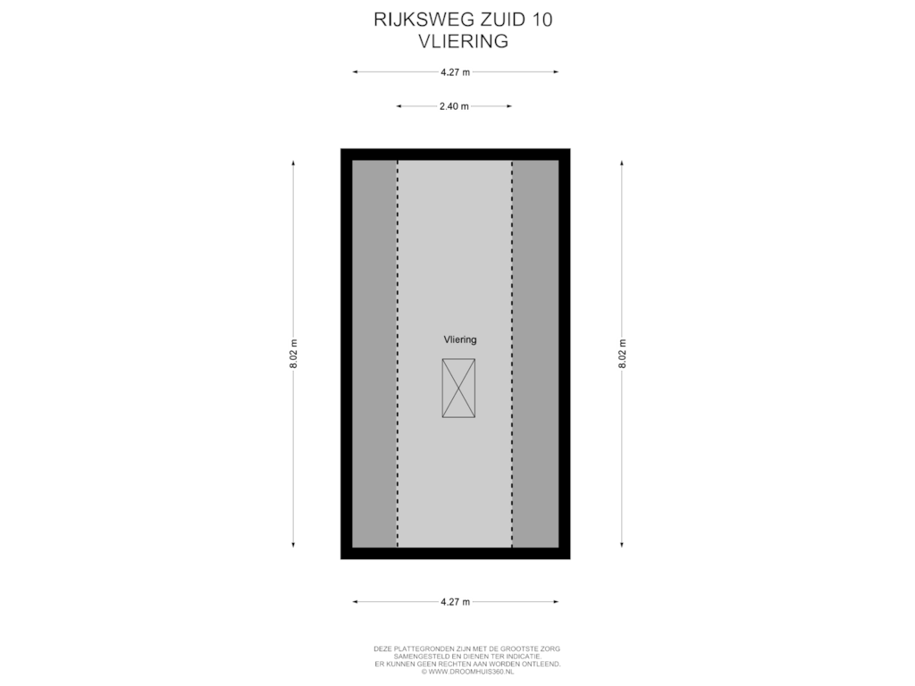 Bekijk plattegrond van Vliering van Rijksweg Zuid 10