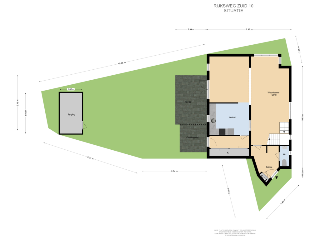 Bekijk plattegrond van Situatie van Rijksweg Zuid 10