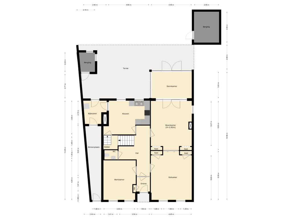 Bekijk plattegrond van begane grond van Kerkring 22