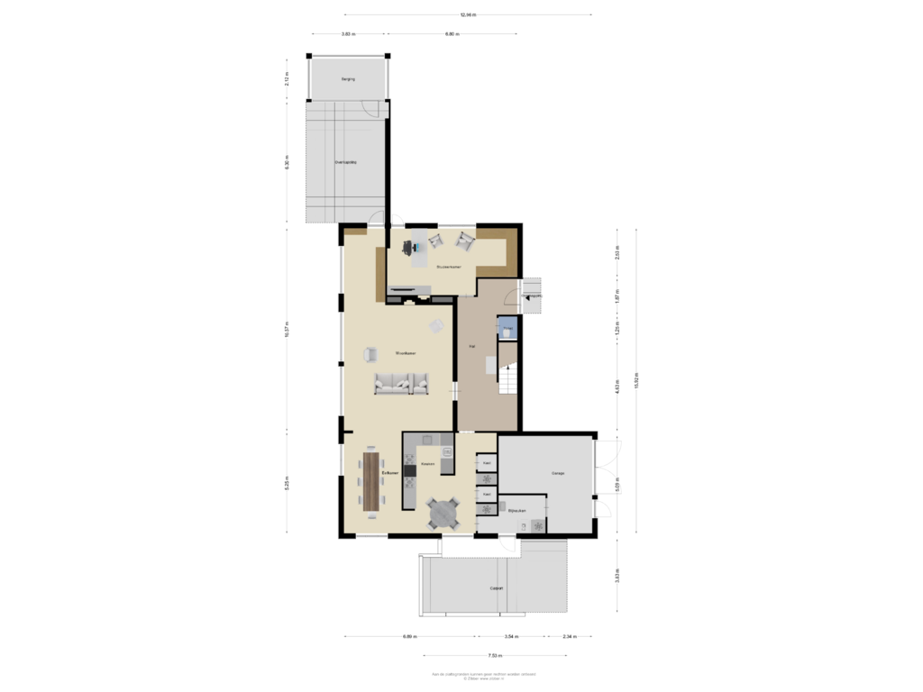 Bekijk plattegrond van Begane grond van Singravenlaan 12