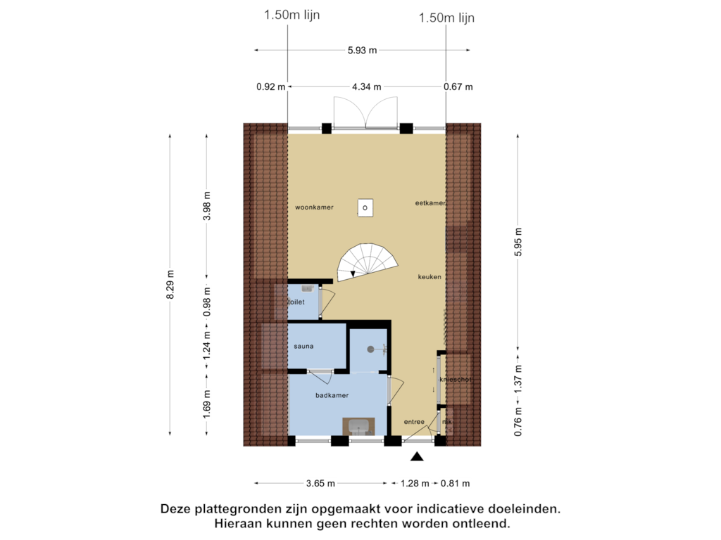 View floorplan of Begane Grond of Knollenhaarweg 7-113