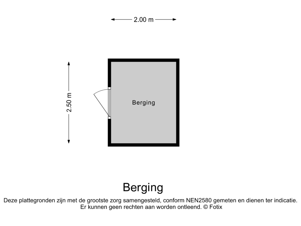 Bekijk plattegrond van Berging van Roekelseweg 48-HL46