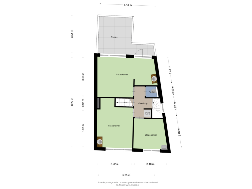 View floorplan of Eerste Verdieping of Schoutenweg 15