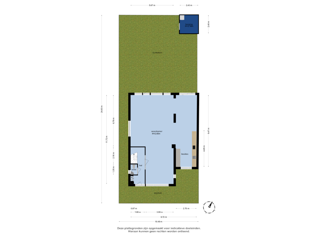 Bekijk plattegrond van Overzicht woning van Monceaupark 1