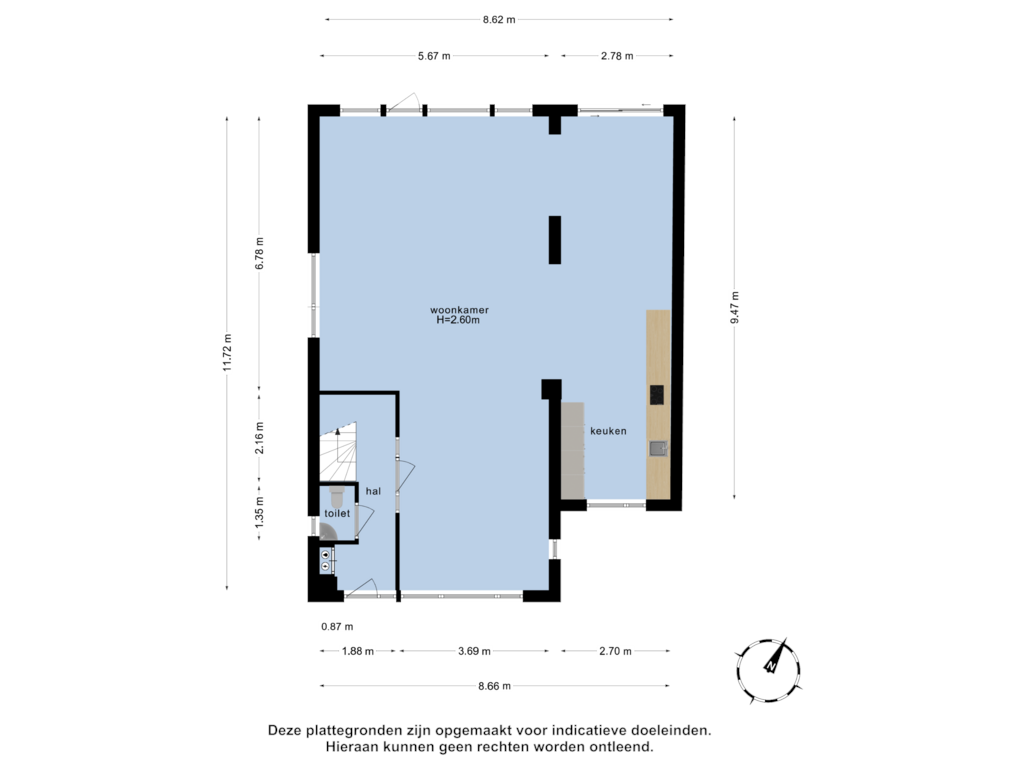 Bekijk plattegrond van Begane grond van Monceaupark 1