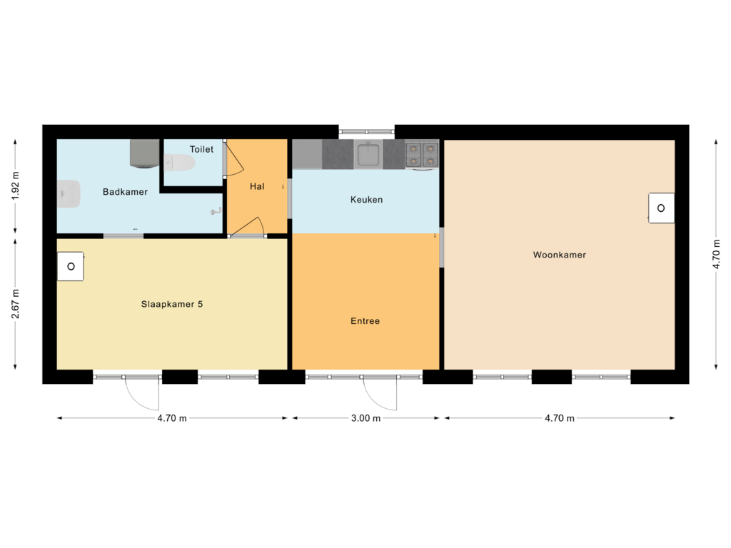 Bekijk plattegrond van Tuinhuis van De Trije Roeden 2