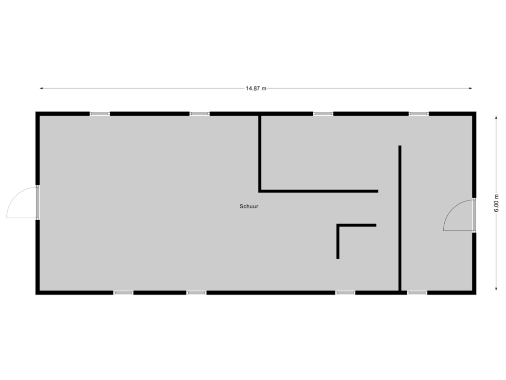 Bekijk plattegrond van Schuur 2 van De Trije Roeden 2