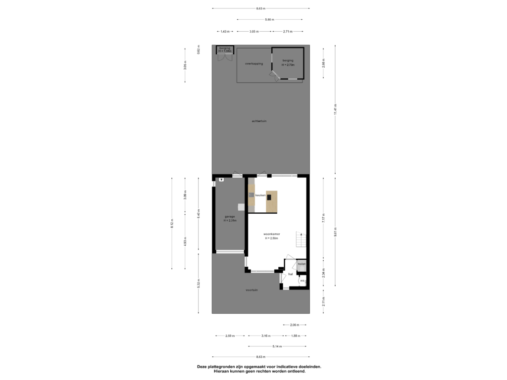 Bekijk plattegrond van begane grond van Vlier 12