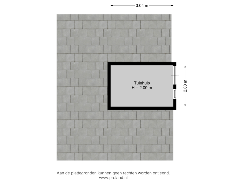 Bekijk plattegrond van Tuinhuis van Nieuwstraat 9