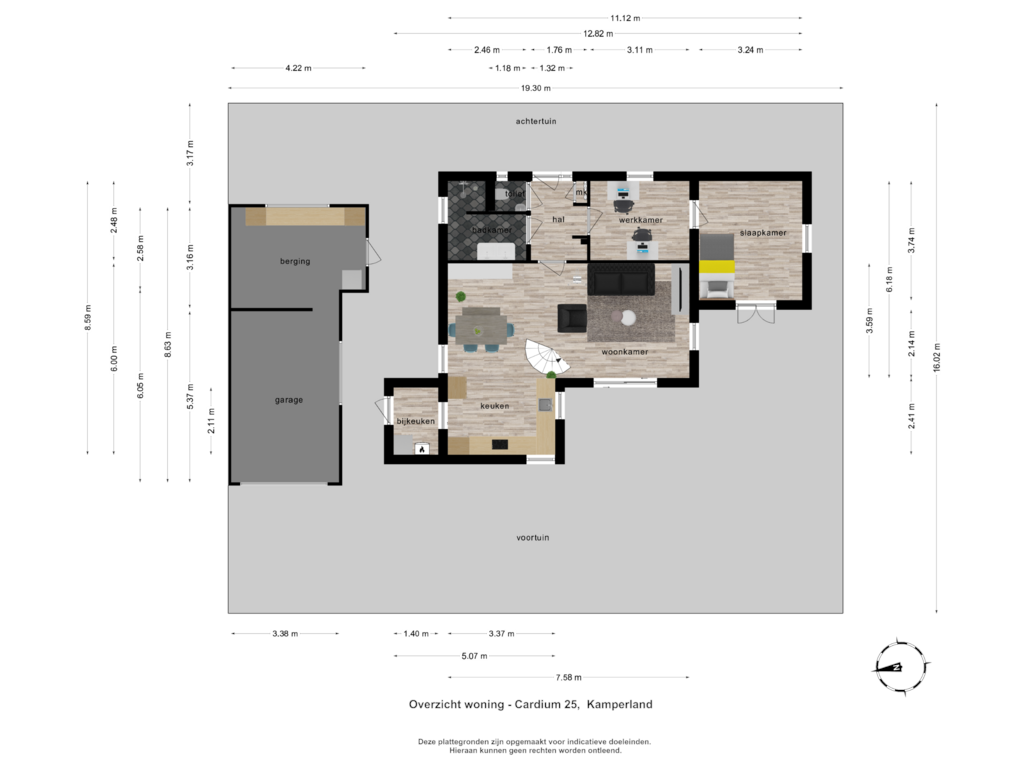 View floorplan of Overzicht woning of Cardium 25