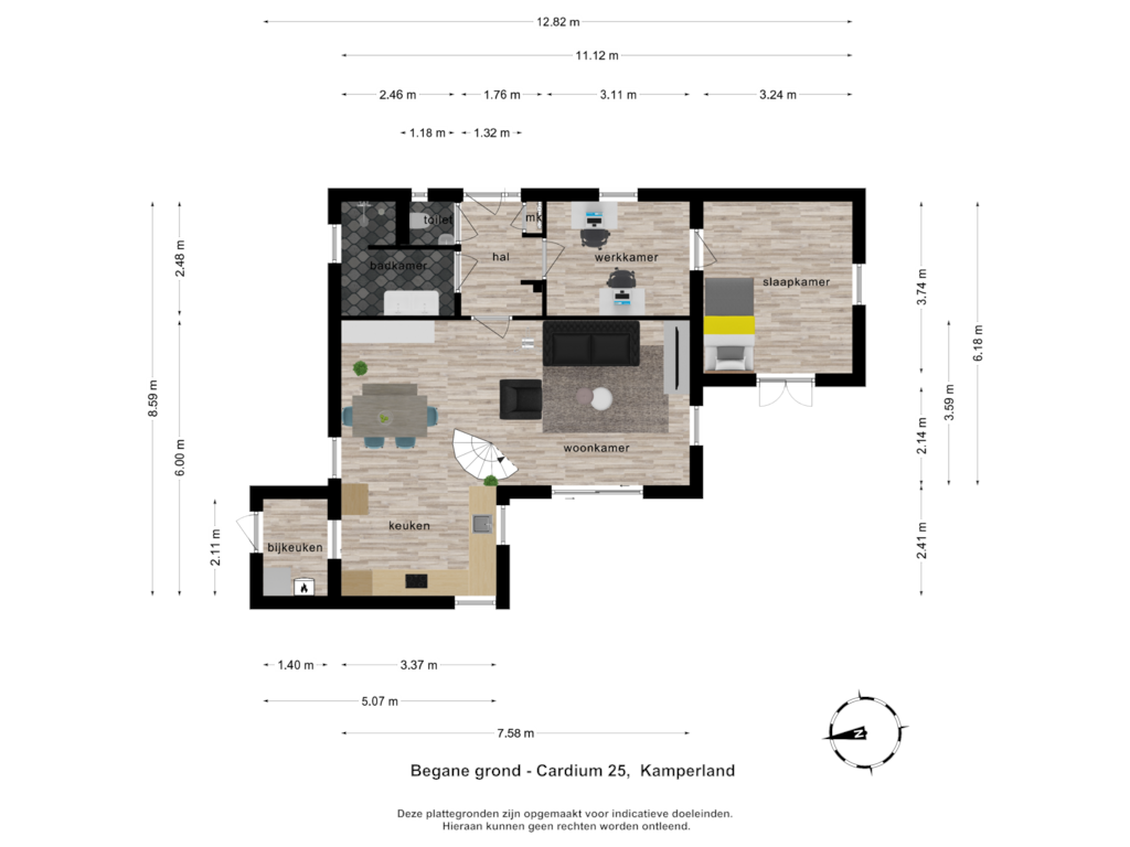 View floorplan of Begane grond of Cardium 25